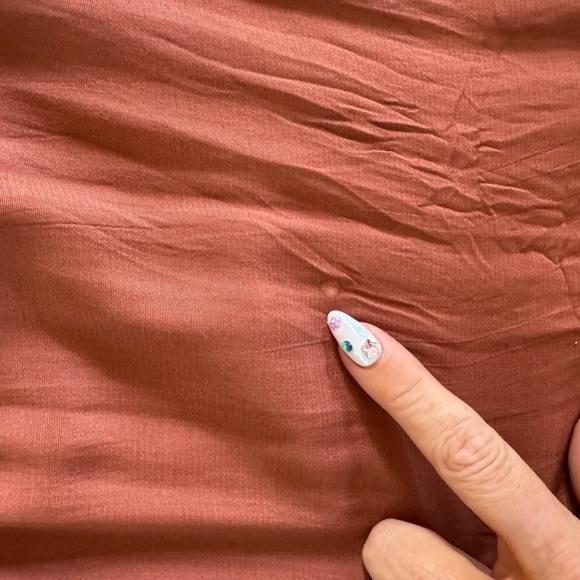 S/W/F Rust Ruffle dress - Picture 8 of 9